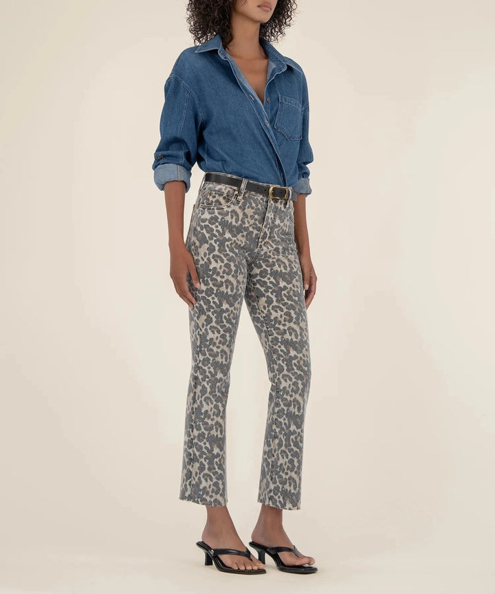 KUT from the Kloth Denim Kelsey High Rise Ankle Flare - KB63002