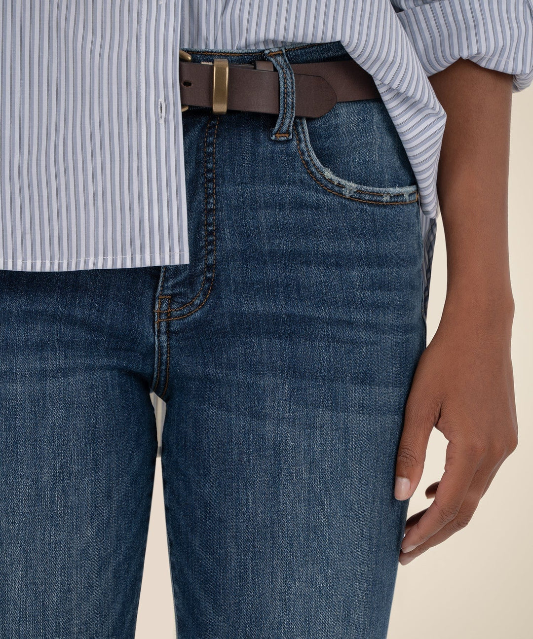 KUT from the Kloth Denim Kelsey High Rise Ankle Flare - KP1681MB6