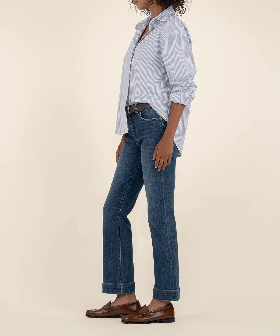 KUT from the Kloth Denim Kelsey High Rise Ankle Flare - KP1681MB6