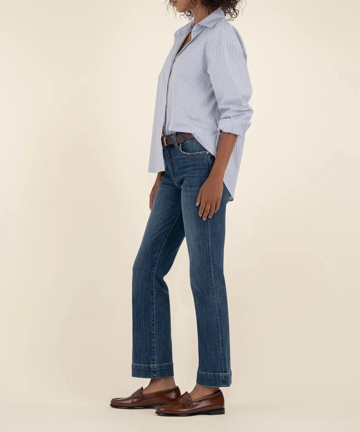KUT from the Kloth Denim Kelsey High Rise Ankle Flare - KP1681MB6