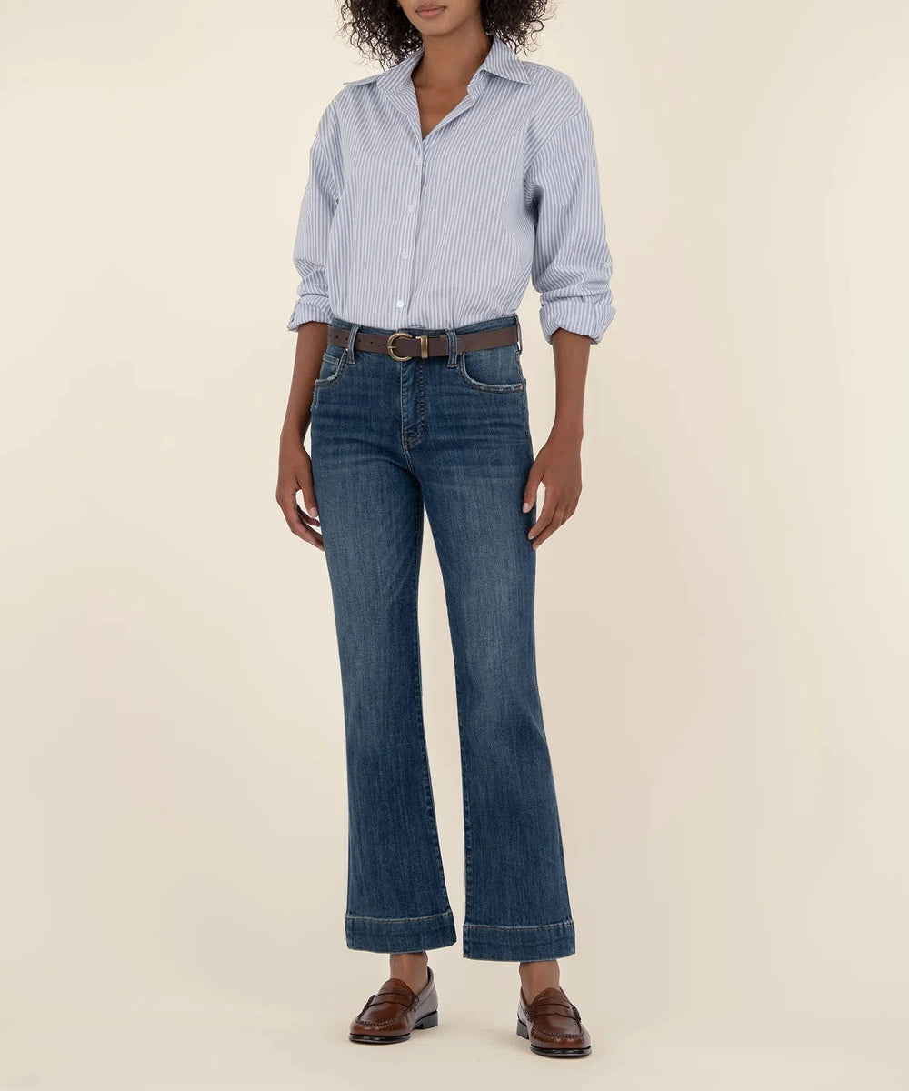 KUT from the Kloth Denim Kelsey High Rise Ankle Flare - KP1681MB6