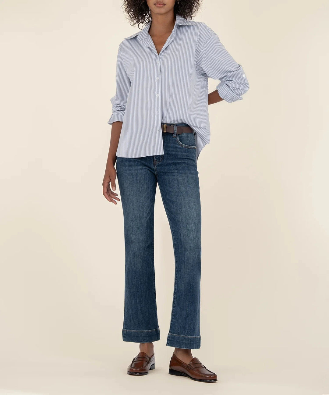 KUT from the Kloth Denim Kelsey High Rise Ankle Flare - KP1681MB6