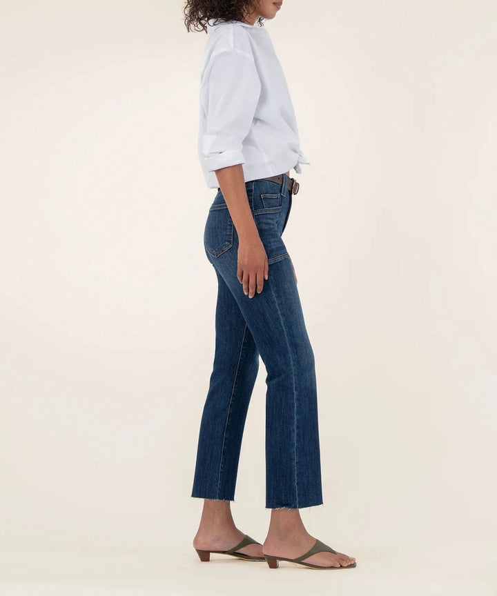 KUT from the Kloth Denim Kelsey High Rise Ankle Flare - KP2268MA1