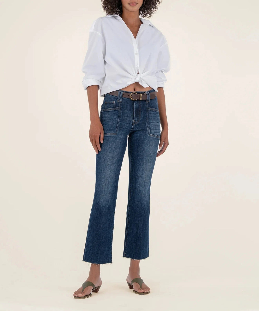 KUT from the Kloth Denim Kelsey High Rise Ankle Flare - KP2268MA1