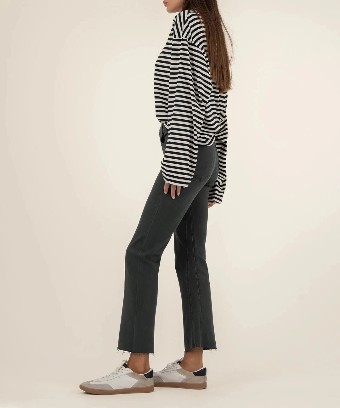 KUT from the Kloth Denim Kelsey High Rise Ankle Flare Pant - KP1574MC7