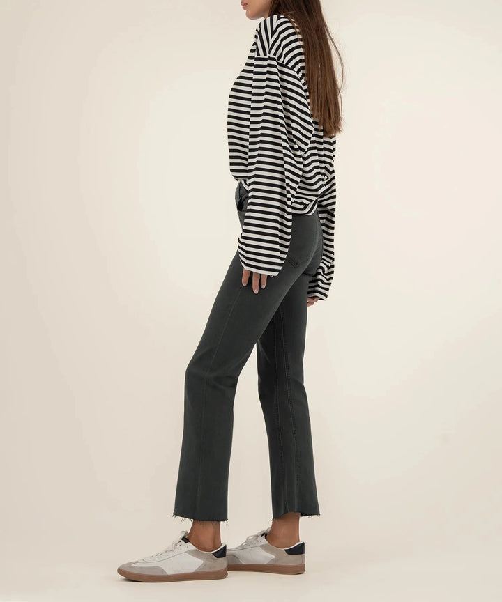 KUT from the Kloth Denim Kelsey High Rise Ankle Flare Pant - KP1574MC7