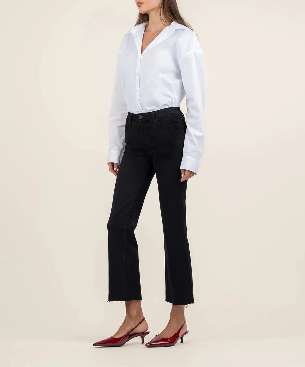 KUT from the Kloth Denim Kelsey Mid Rise Ankle Flare - KP1742MA1