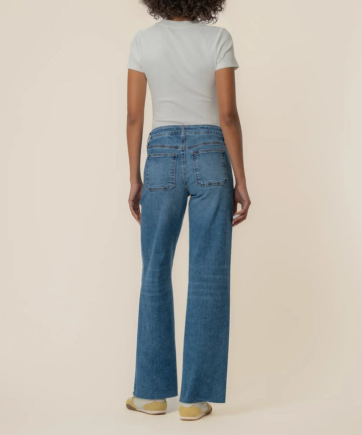 KUT from the Kloth Denim Maya High Rise Wide Leg - KP2447MA1