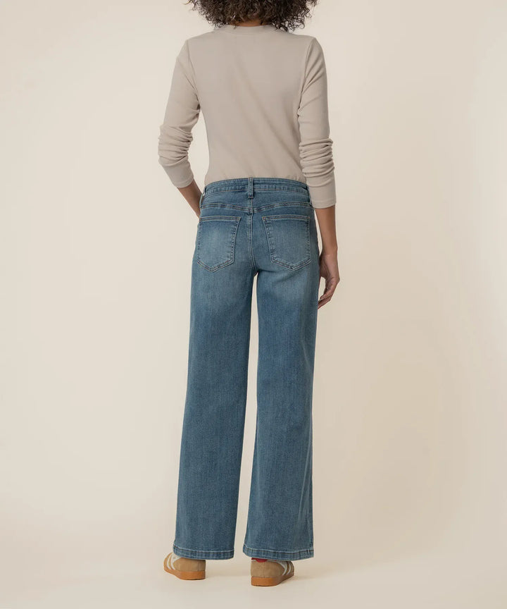 KUT from the Kloth Denim Maya High Rise Wide Leg - KP2459MA2