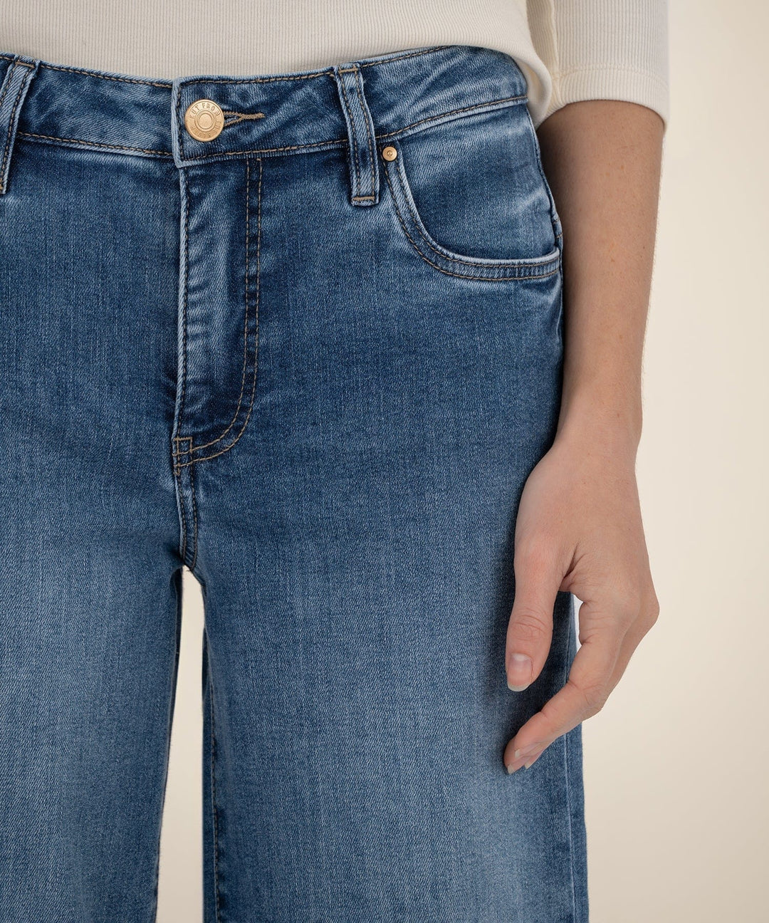 KUT from the Kloth Denim Maya High Rise Wide Leg - KP2464MA2