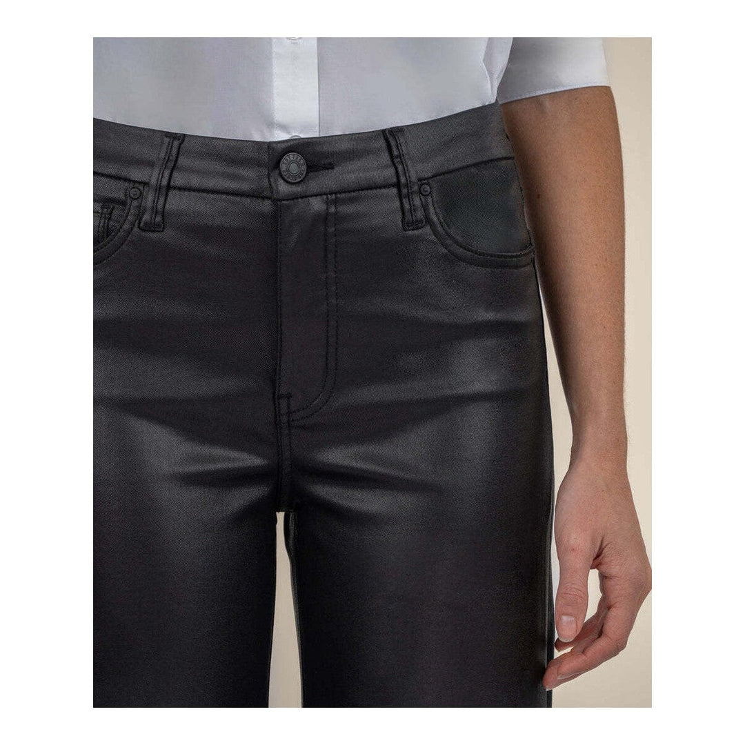 KUT from the Kloth Denim Meg Coated High Rise Wide Leg - KG2021MA1L