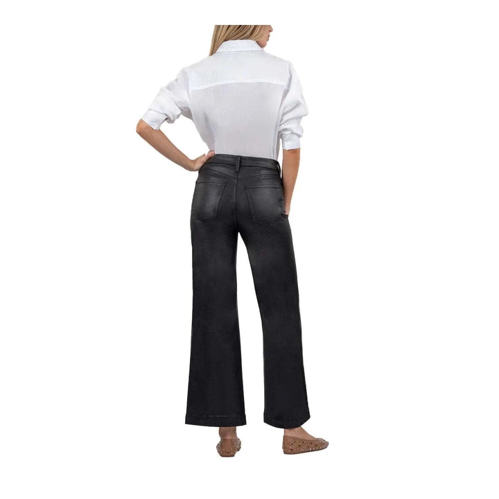 KUT from the Kloth Denim Meg Coated High Rise Wide Leg - KG2021MA1L