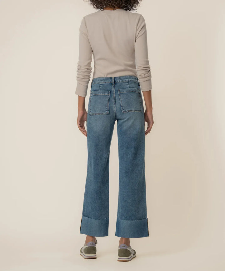 KUT from the Kloth Denim Meg High Rise Wide Leg - KB70801