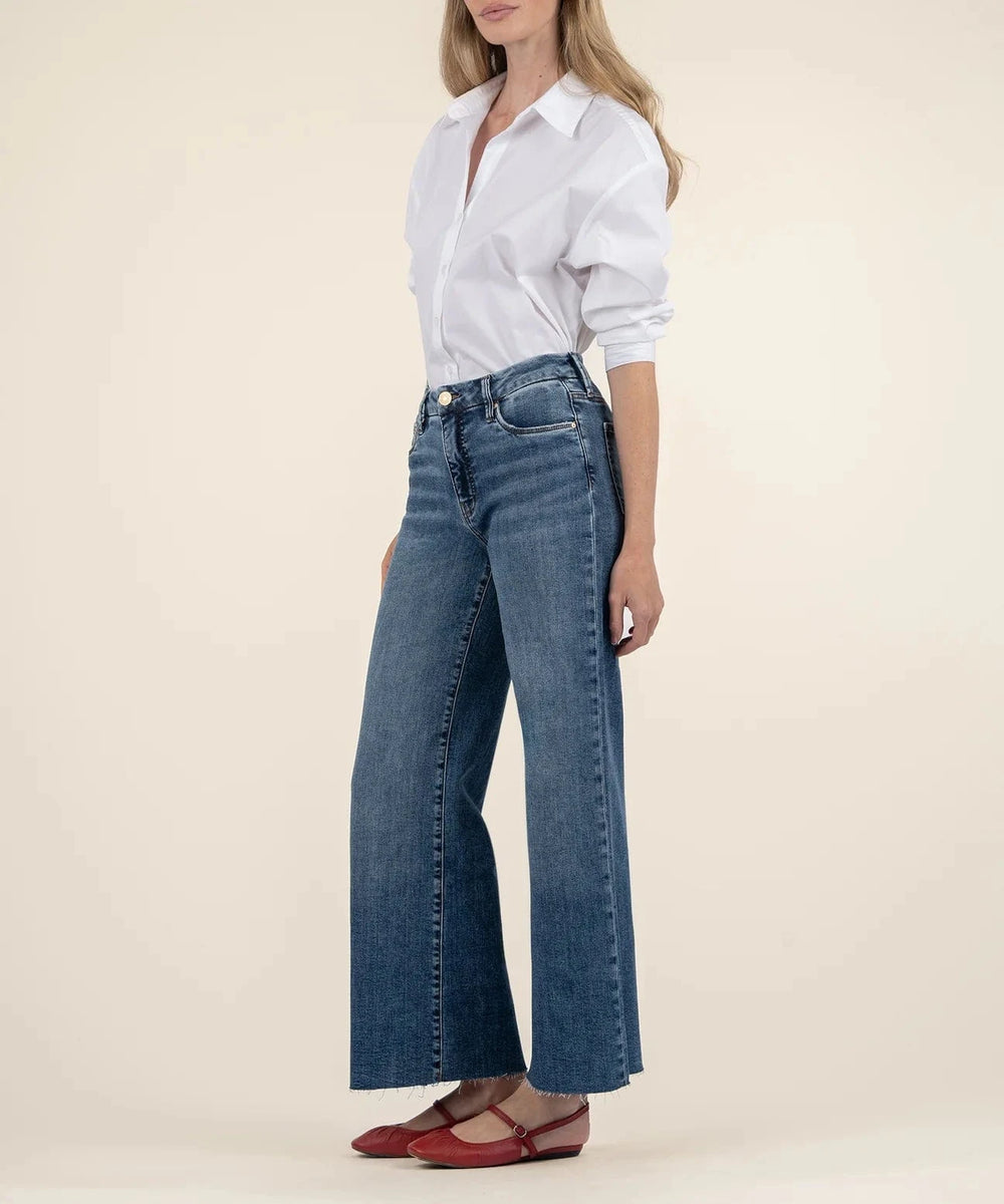 KUT from the Kloth Denim Meg High Rise Wide Leg - KG1516MG9