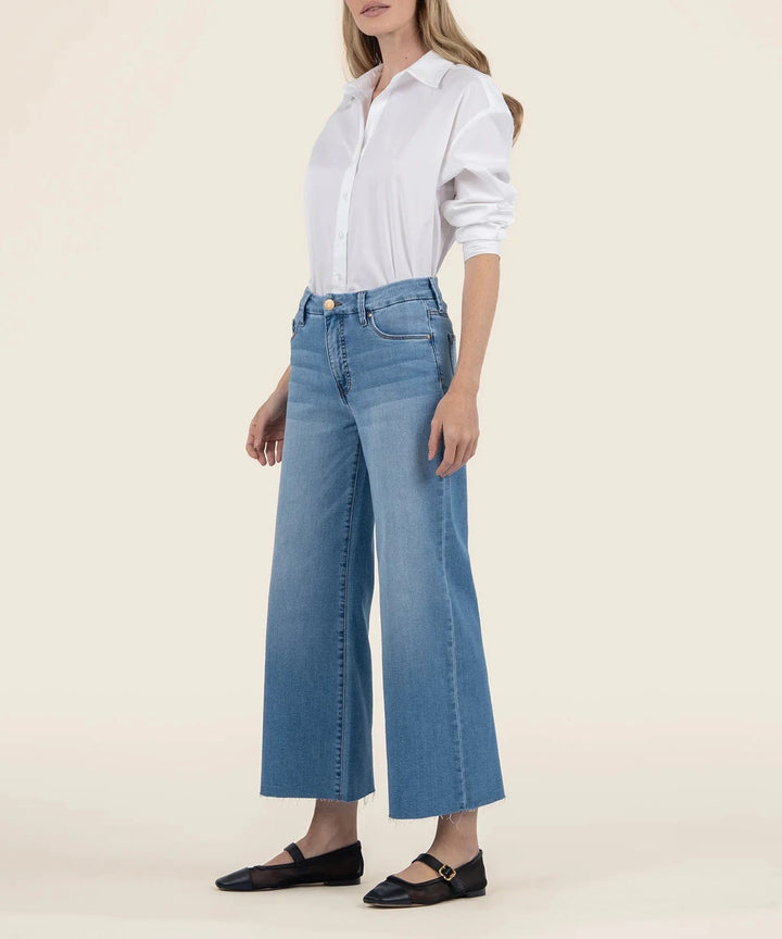 KUT from the Kloth Denim Meg High Rise Wide Leg - KG1516MH1