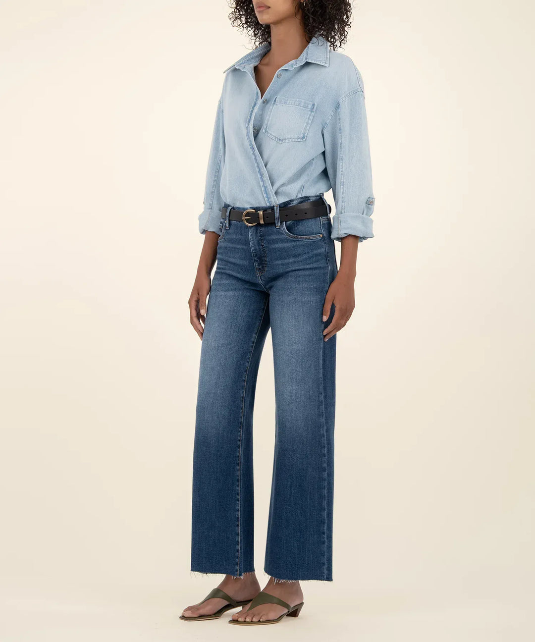 KUT from the Kloth Denim Meg High Rise Wide Leg - KG1516MH6