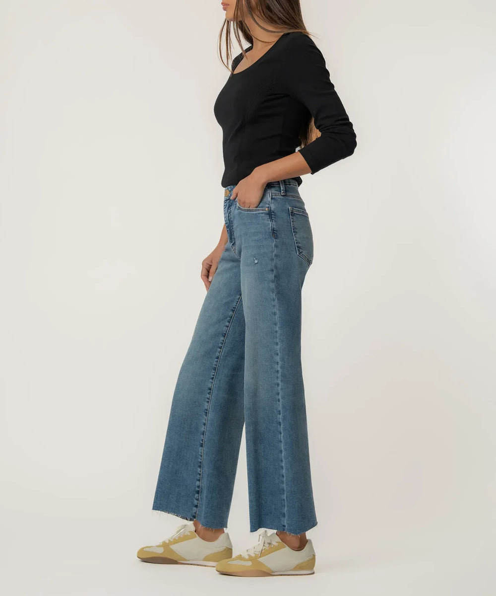 KUT from the Kloth Denim Meg High Rise Wide Leg - KG1516MJ9