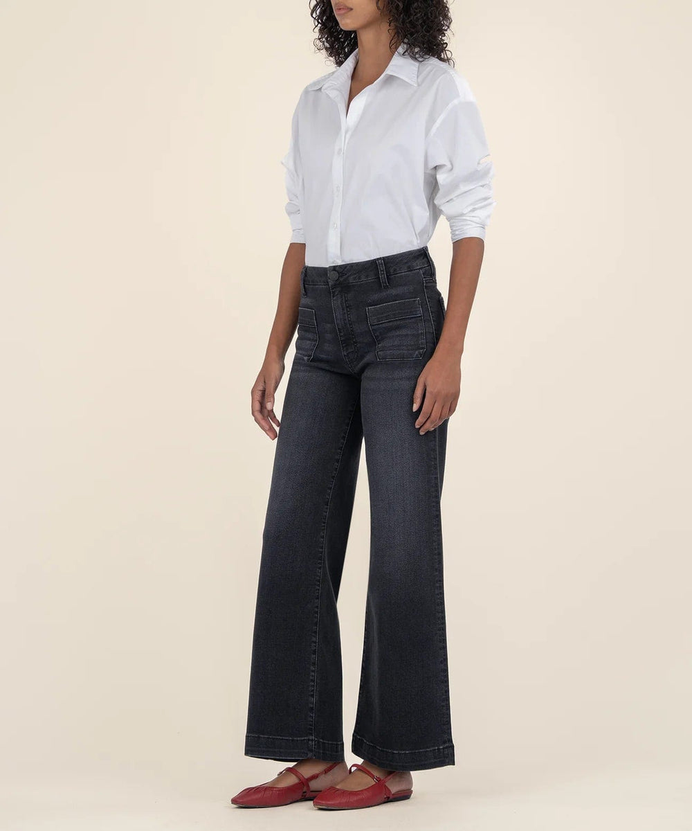 KUT from the Kloth Denim Meg High Rise Wide Leg - KG1753MA8L