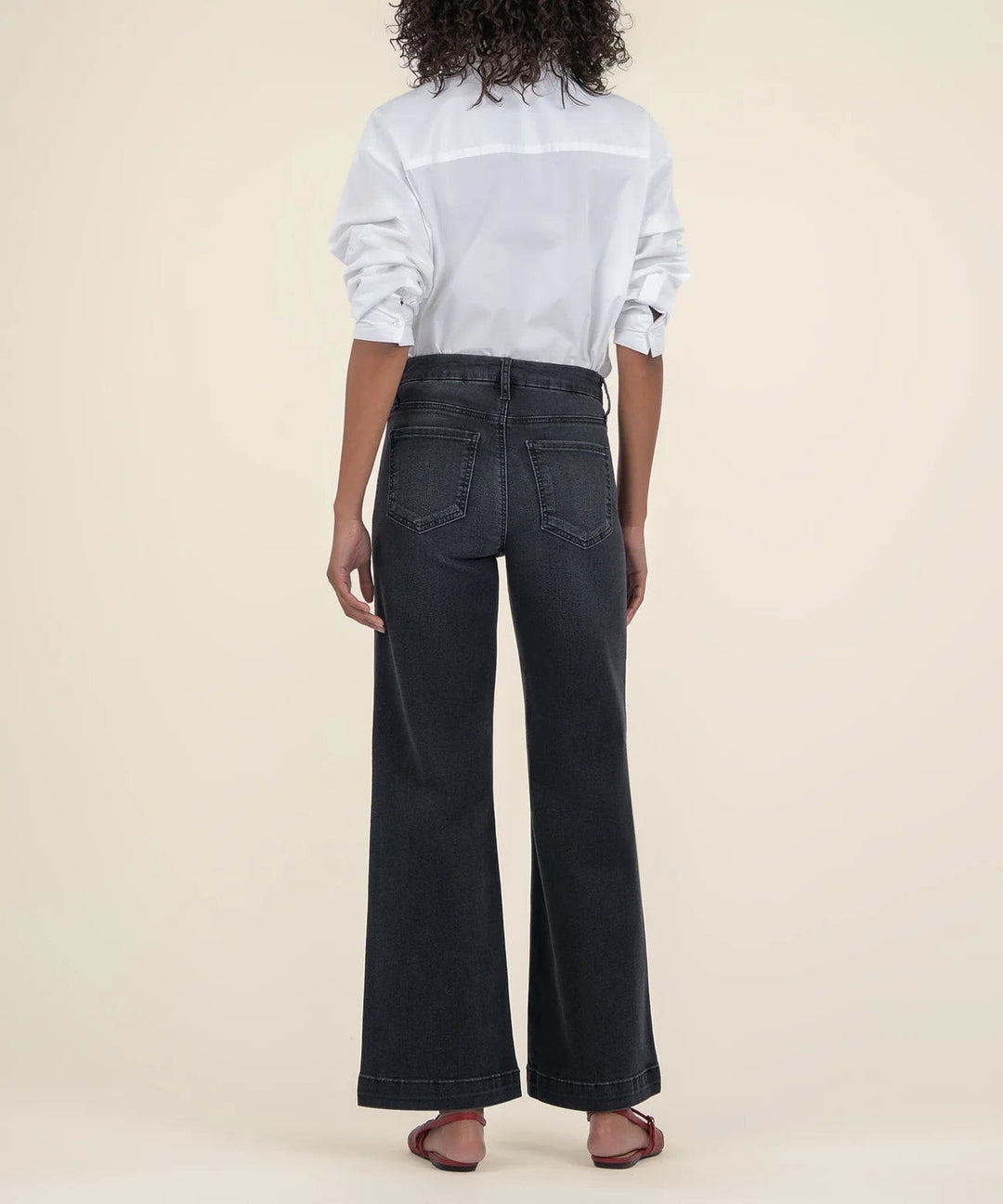 KUT from the Kloth Denim Meg High Rise Wide Leg - KG1753MA8L