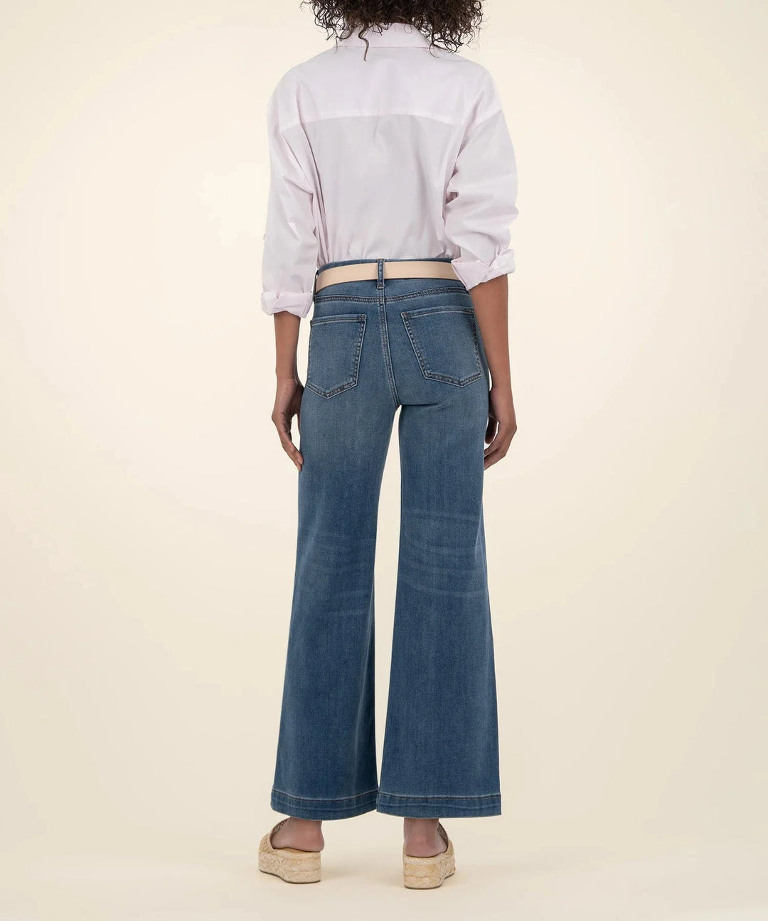 KUT from the Kloth Denim Meg High Rise Wide Leg - KG1753MB5