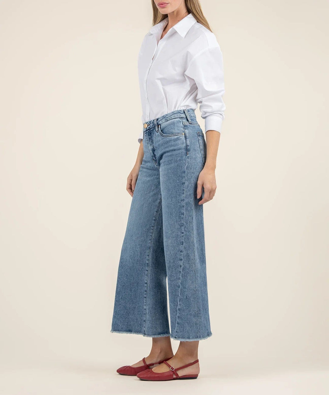 KUT from the Kloth Denim Meg High Rise Wide Leg - KG1831MA3