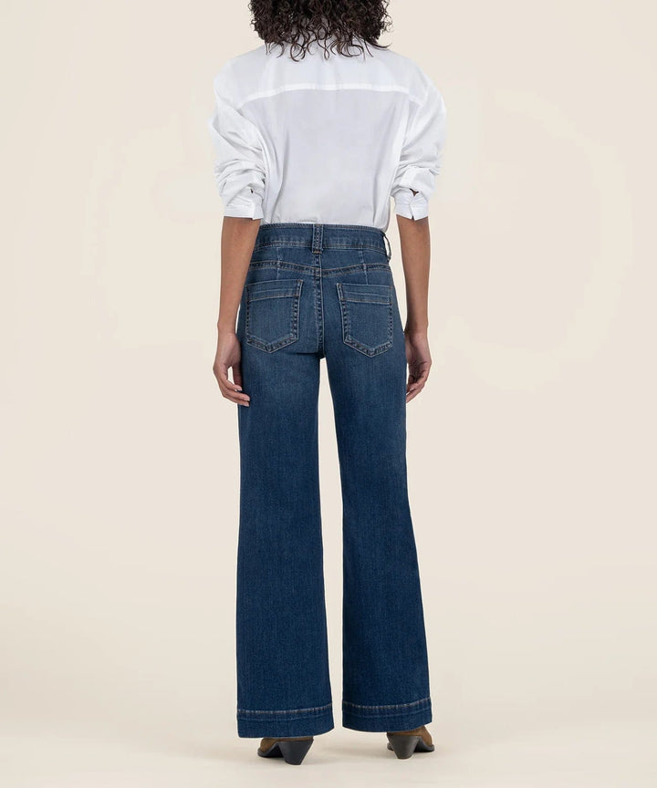 KUT from the Kloth Denim Meg High Rise Wide Leg - KG1852MA4