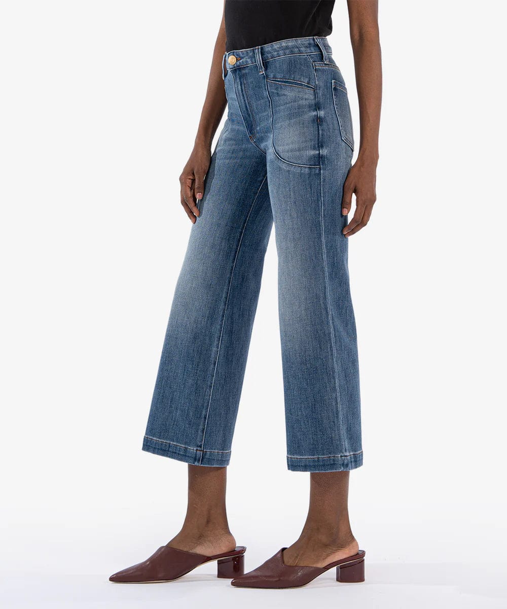 KUT from the Kloth Denim Meg High Rise Wide Leg - KG2073MA2