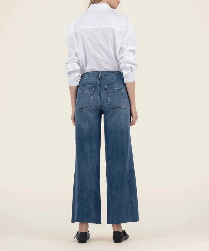 KUT from the Kloth Denim Meg High Rise Wide Leg - KG2153MA1