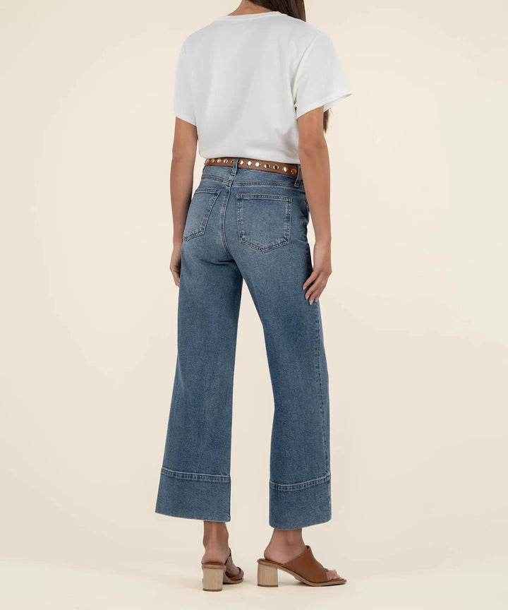 KUT from the Kloth Denim Meg High Rise Wide Leg - KG2216MA3