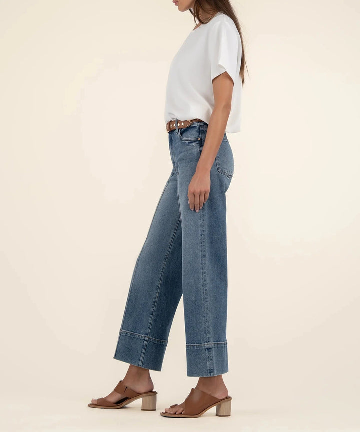 KUT from the Kloth Denim Meg High Rise Wide Leg - KG2216MA3