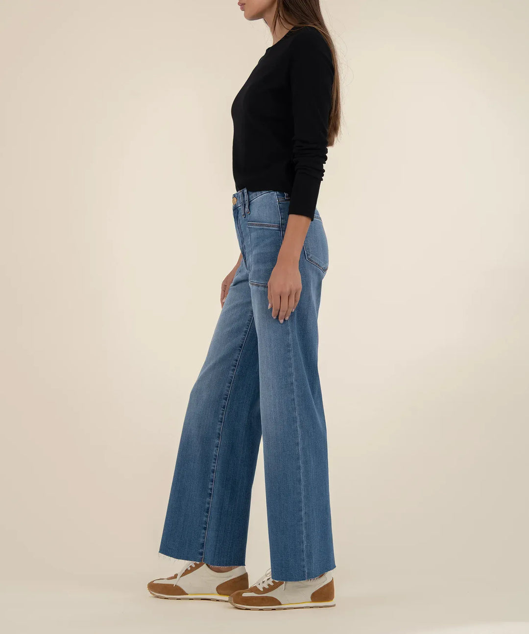 KUT from the Kloth Denim Meg High Rise Wide Leg - KG2424MA1