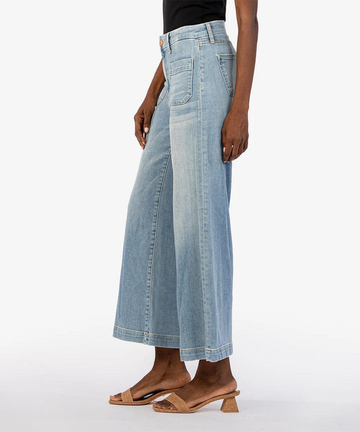 KUT from the Kloth Denim Meg High Rise Wide Leg - Revealing