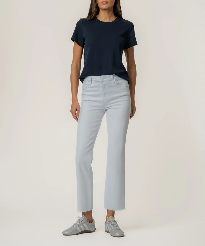 KUT from the Kloth Denim Optic White / 00 Kelsey High Rise Ankle Flare - KP0513ME7