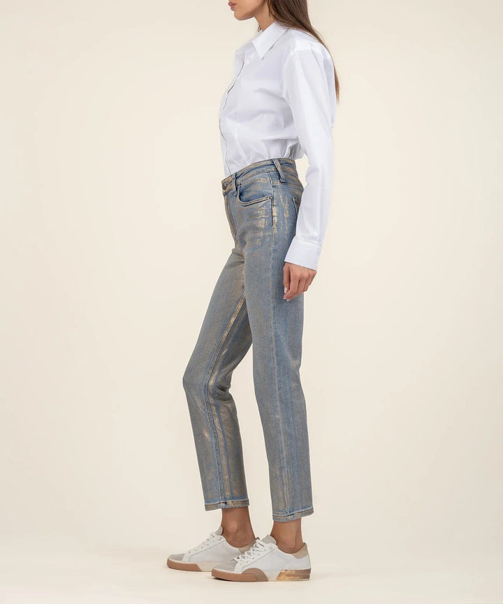 KUT from the Kloth Denim Rachael Coated High Rise Mom Jean - KP1583MB7