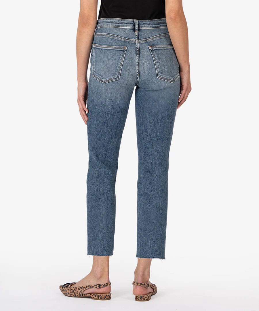 KUT from the Kloth Denim Rachael High Rise Fab Ab Mom Jean, Long - KP1561MI5