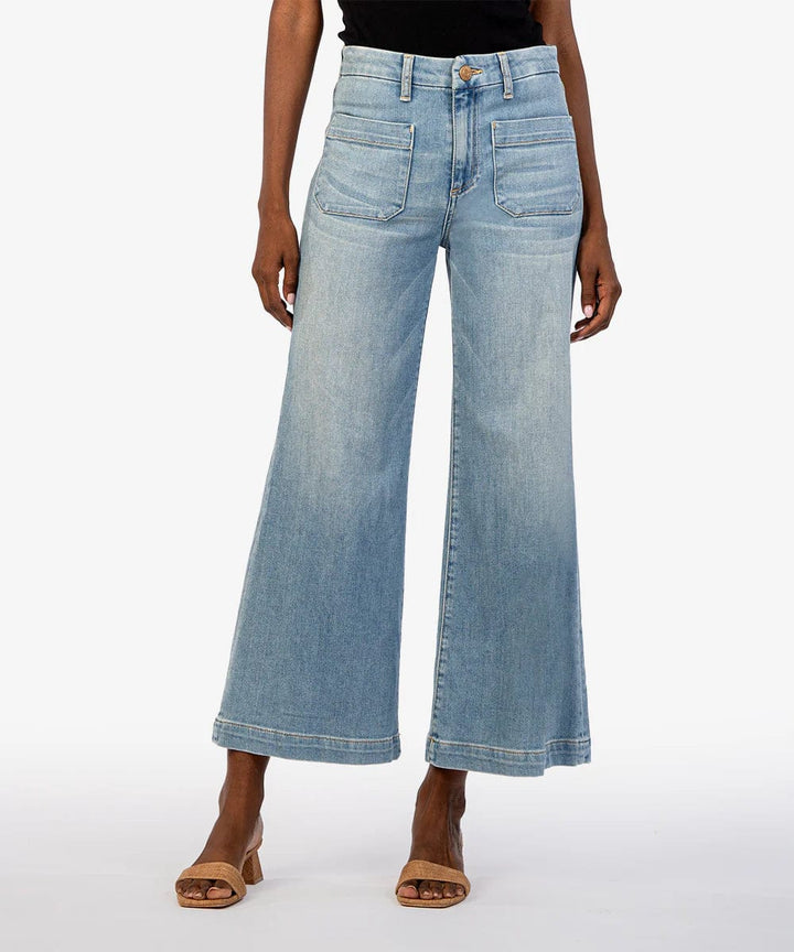 KUT from the Kloth Denim Revealing w/ New Vintage / 0 Meg High Rise Wide Leg - Revealing