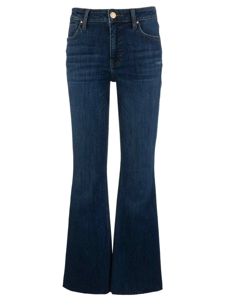 KUT from the Kloth Denim Royalty w/ Dark / 00 Stella High Rise Fab Ab Raw Hem Denim - KP1611MB9