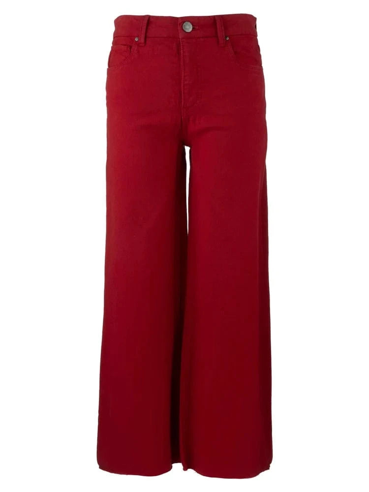 KUT from the Kloth Denim Ruby Red / 00 Meg Wide Leg - KG1516