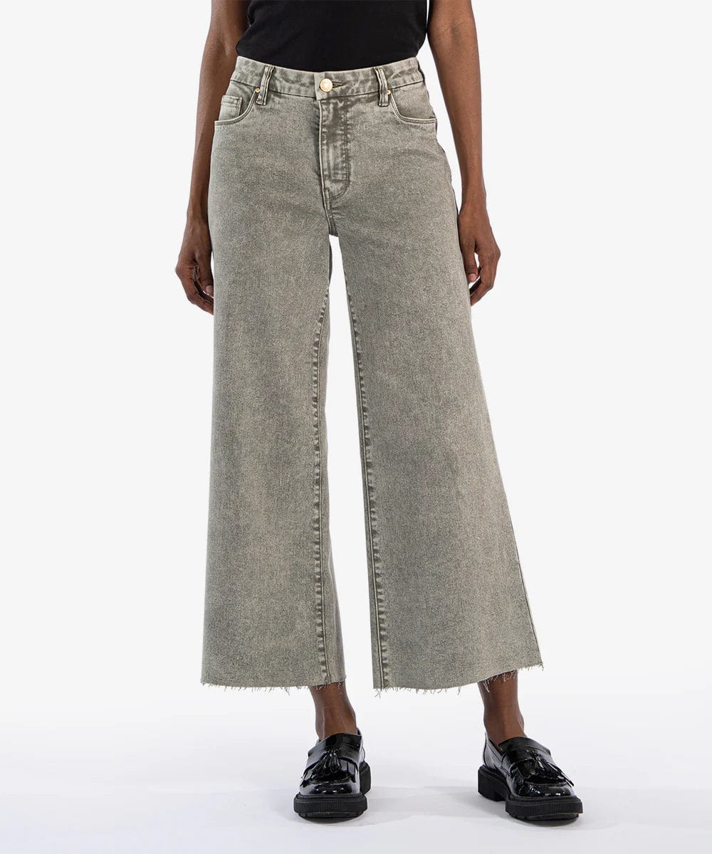 KUT from the Kloth Denim Sage / 0 Meg High Rise Fab Ab Wide Leg - KG1516MF1