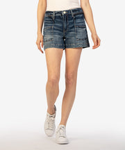 KUT from the Kloth Denim Short Boosted W/ Dk Base / 0 Jane High Rise Short