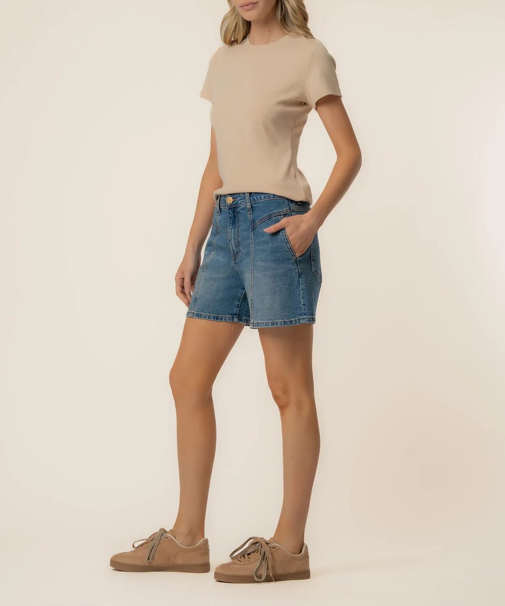 KUT from the Kloth Denim Shorts Hailey High Rise Short - KS2496MA1