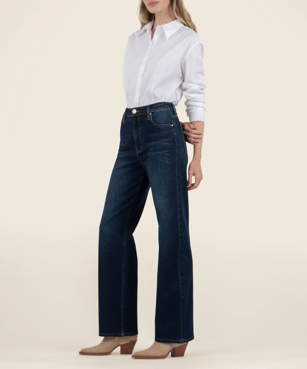 KUT from the Kloth Denim Sienna High Rise Wide Leg - KP1669MC6