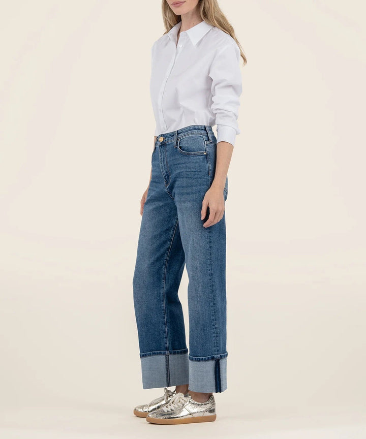 KUT from the Kloth Denim Sienna High Rise Wide Leg - KP2049MA4