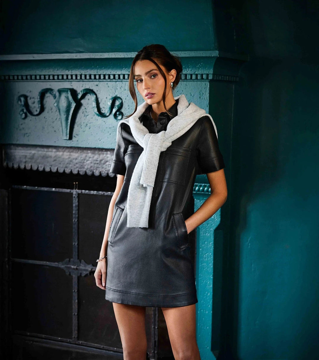 KUT from the Kloth Dress Tatiana Coated Dress
