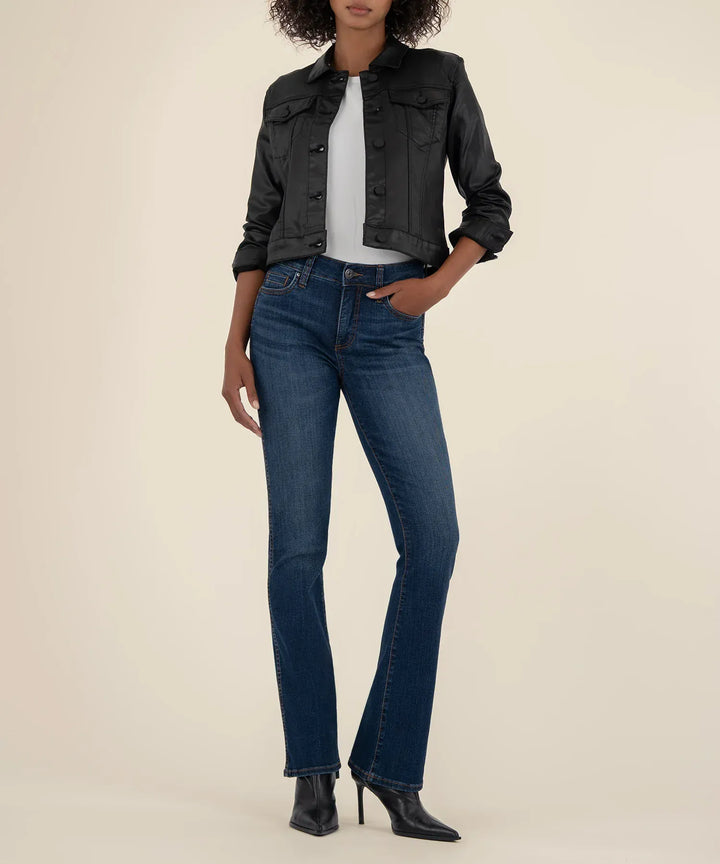 KUT from the Kloth Jacket Julia Coated Crop Jacket