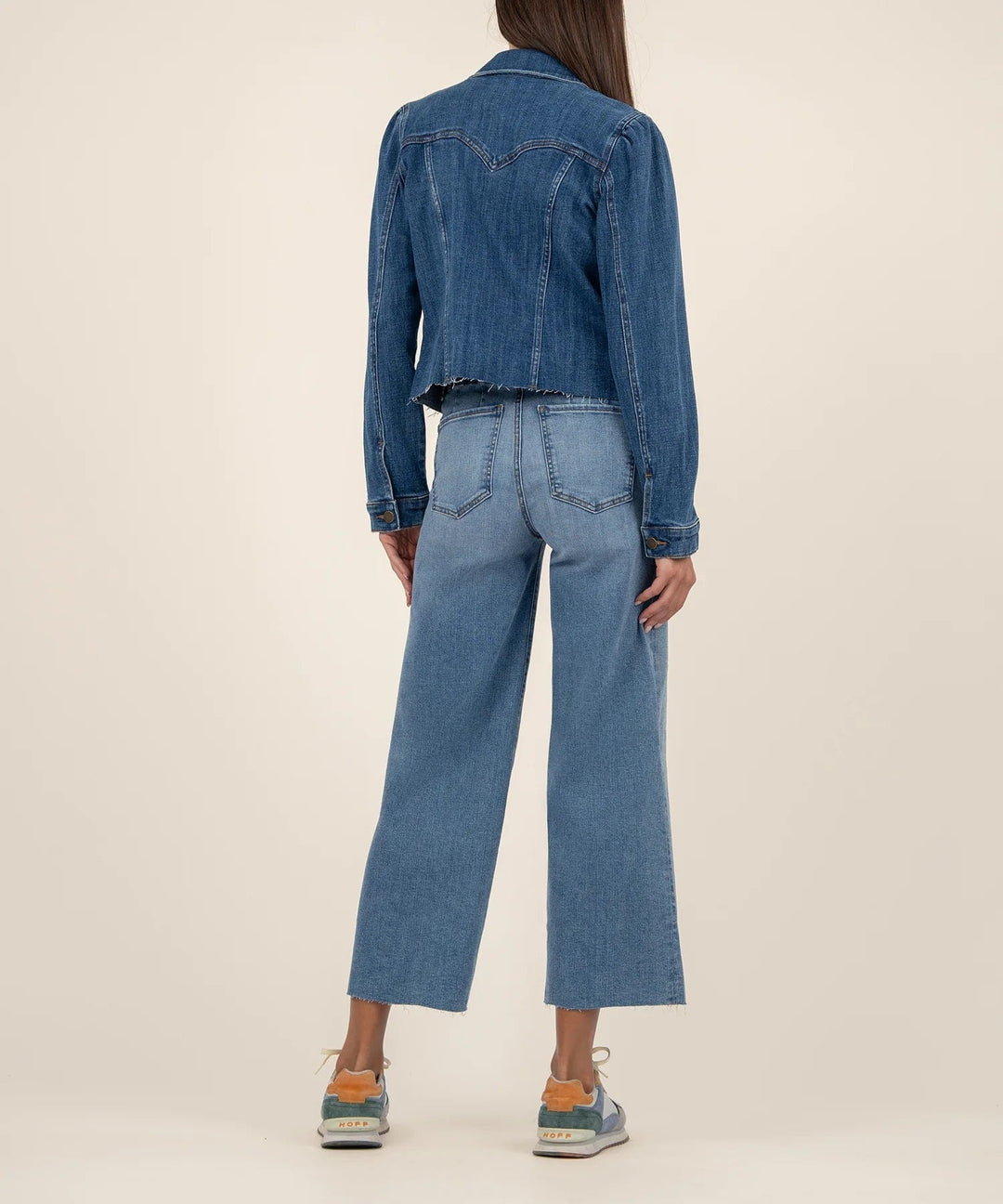 KUT from the Kloth Jacket Shaya Crop Denim Jacket