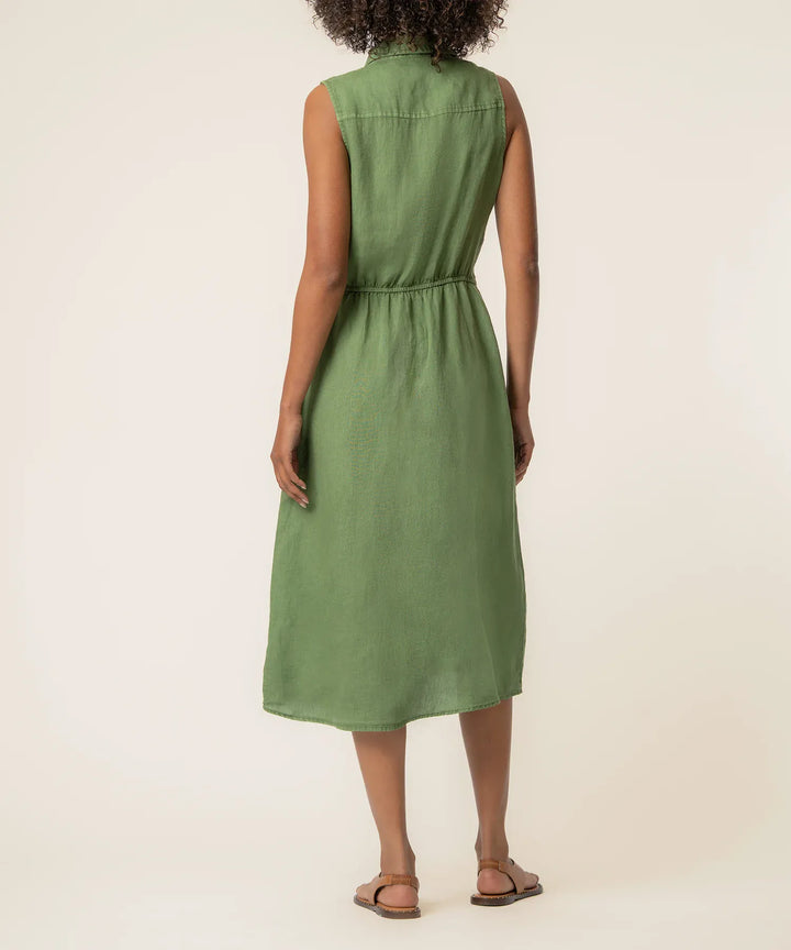 KUT from the Kloth Midi Dress Bowie Linen Dress - KD118201