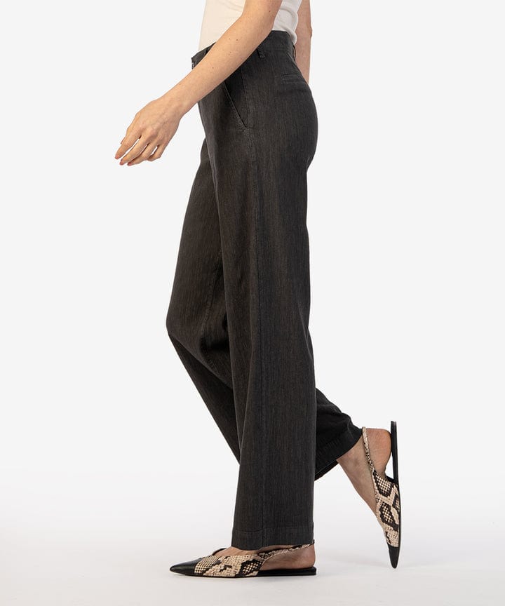 KUT from the Kloth Pant Meg Linen High Rise Wide Leg Pants