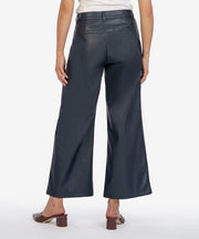 KUT from the Kloth Pants Aubrielle High Rise Wide Leg Coated Trouser