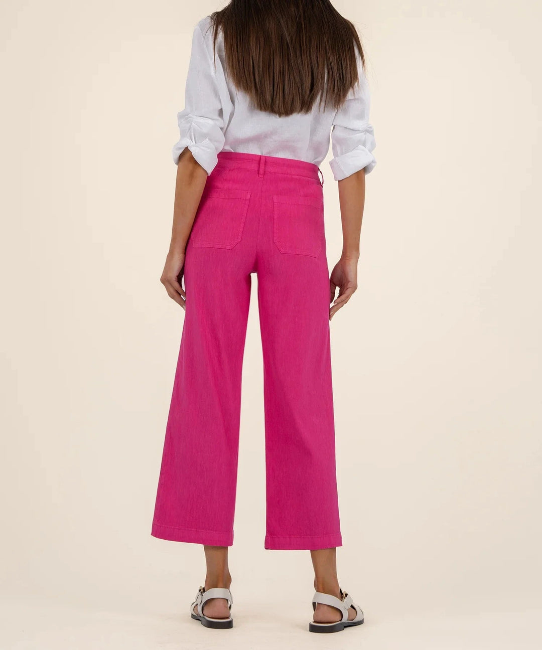 KUT from the Kloth Pants Topaz Linen Wide Leg